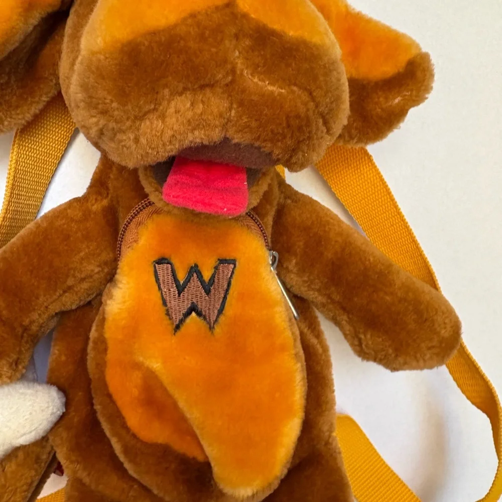 Vintage Wiggles 2004 Wags the Dog plush stuffed Wearable Kids Backpack - Picture 2 of 5